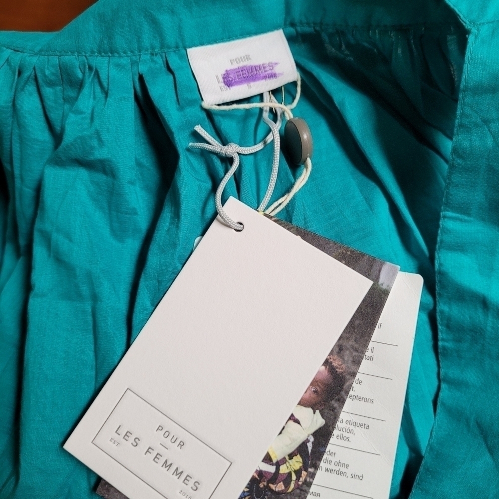 Pour Les Femmes Teal Nightgown — image 6 of 6